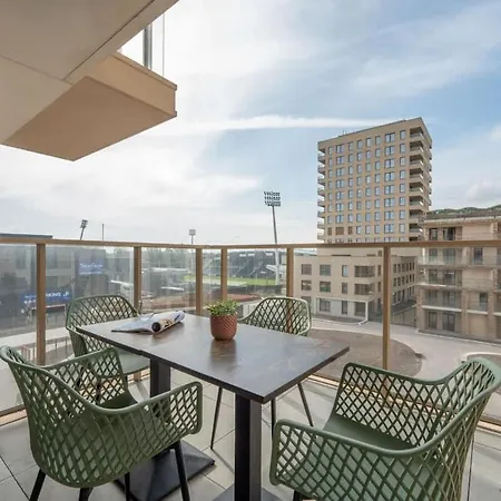 Modern With Private Terrace And Parking 아파트 오스텐드