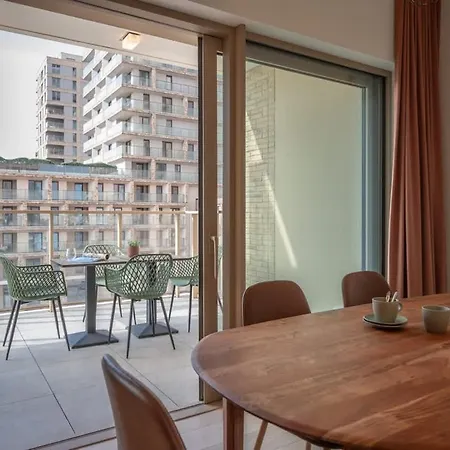 아파트 Modern With Private Terrace And Parking 오스텐드